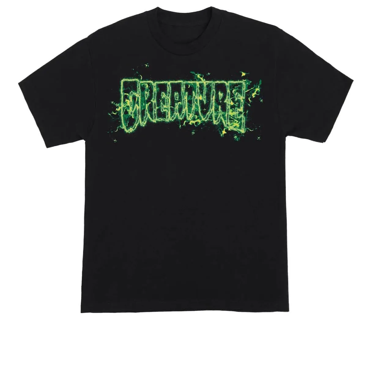 Creature Inferno Logo Outline T-Shirt - Black Pool Cleaners Model Kits