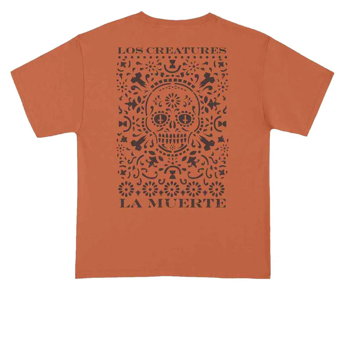 Creature La Muerta Relic T-Shirt - Texas Orange Stamps Customizable