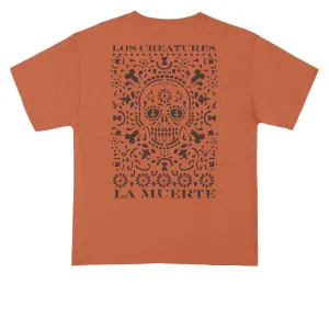 Creature La Muerta Relic T-Shirt - Texas Orange Stamps Customizable