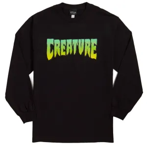 Creature Logo Long Sleeve T-Shirt - Black Textbooks PPE