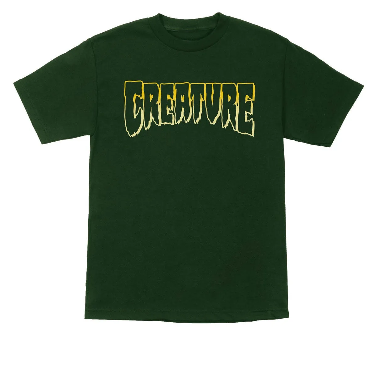 Creature Logo Outline T-Shirt - Forest/Yellow Balloons T-Shirts