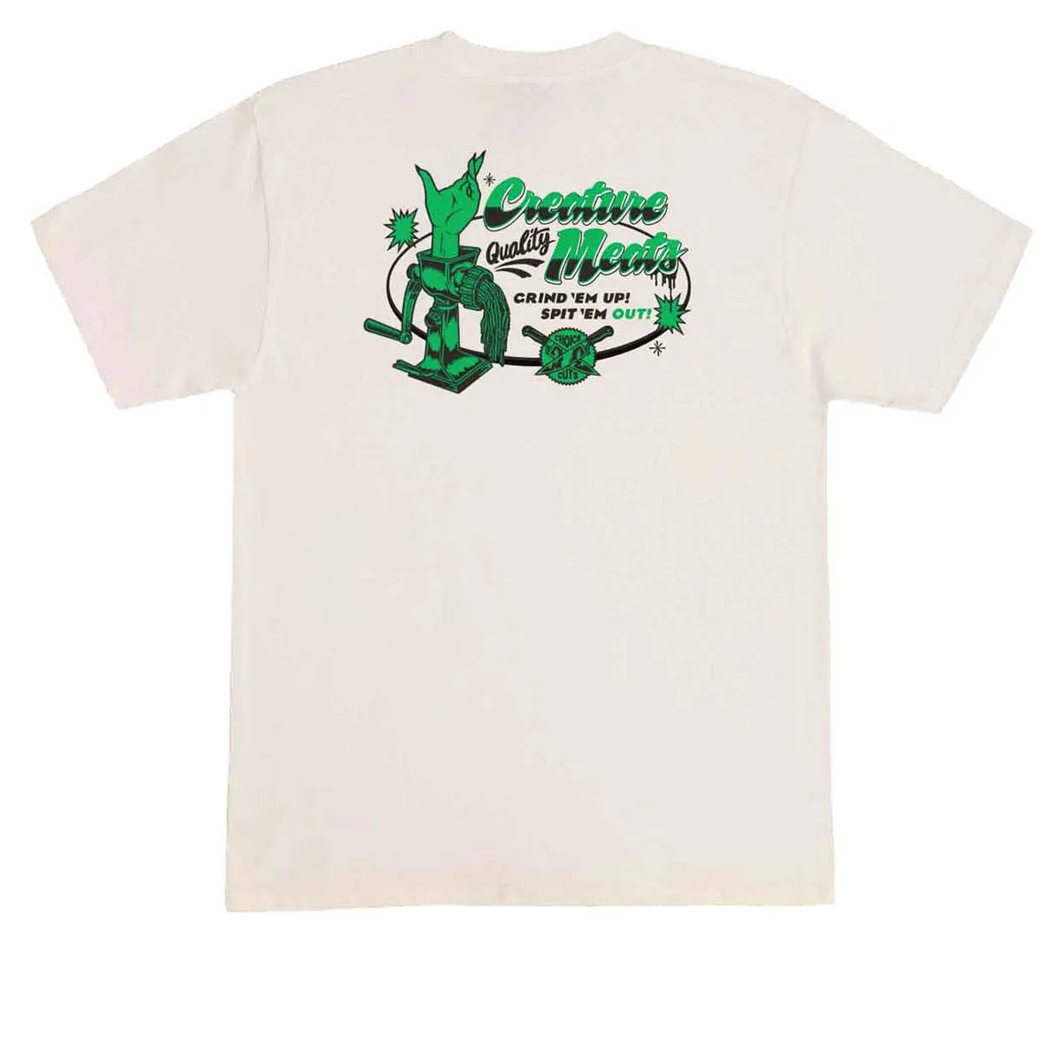 Creature Meat Grinder T-Shirt - Natural Balloons Anime