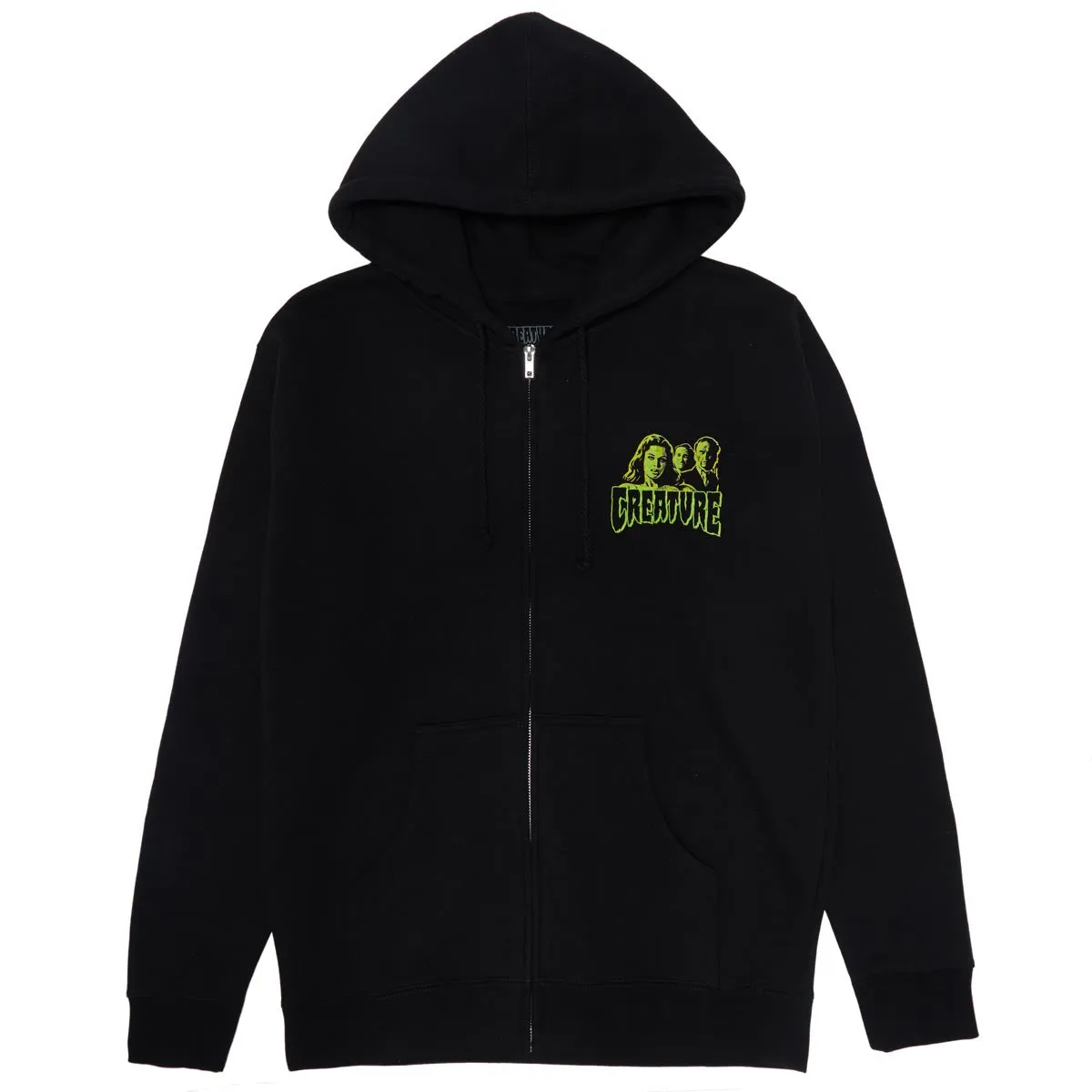 Creature Prequel Zip Hoodie - Black Comfortable Essentials Backpacks