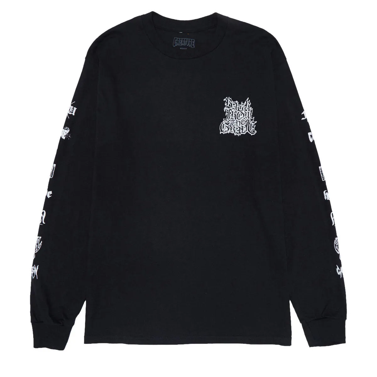 Creature Resurrection XX Long Sleeve T-Shirt - Black Tissue Paper Vitamins