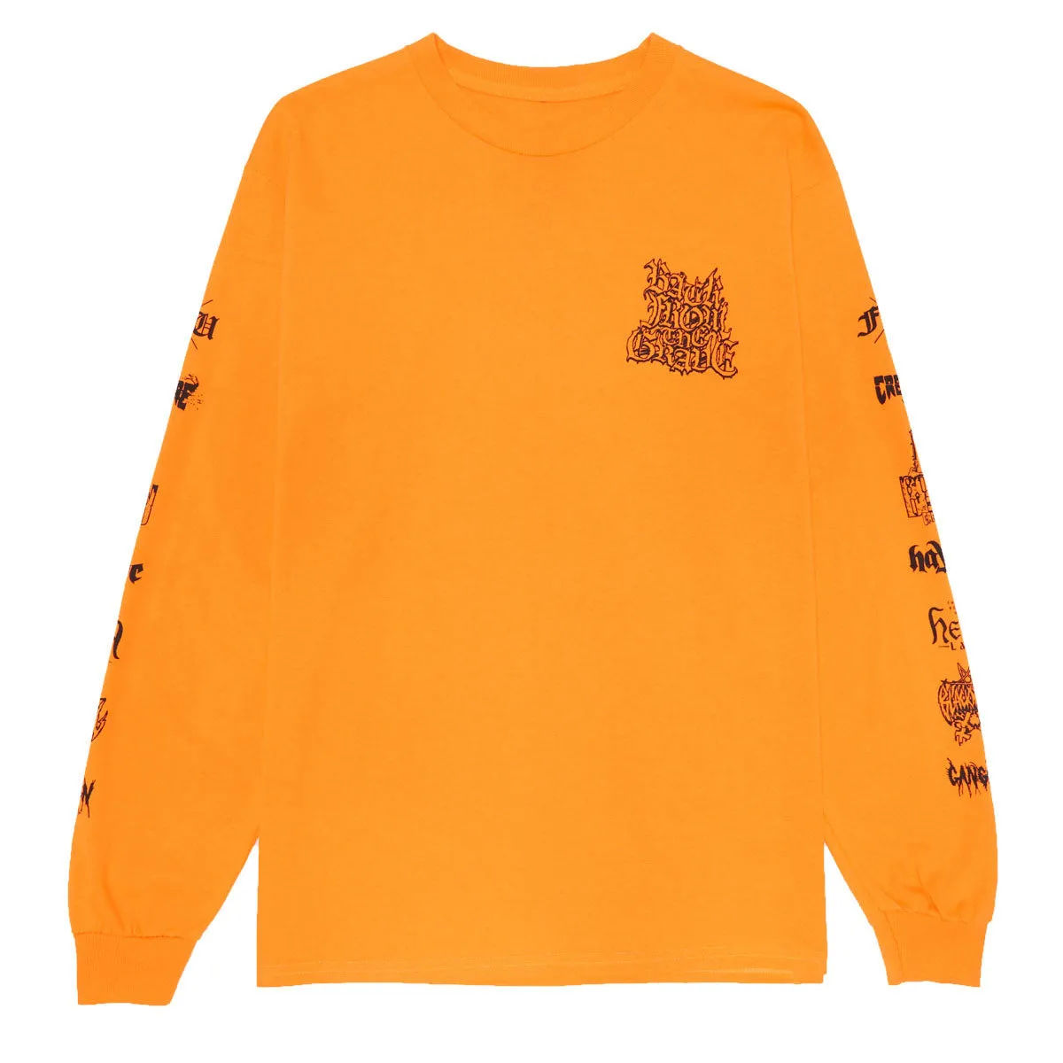 Creature Resurrection XX Long Sleeve T-Shirt - Safety Orange CDs Pet Toys