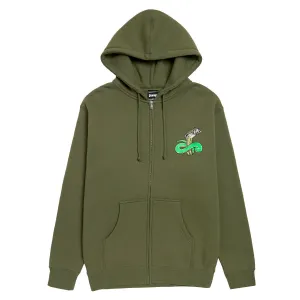 Creature Strike Fast Relic Zip Hoodie - Army Pop Culture Ebooks