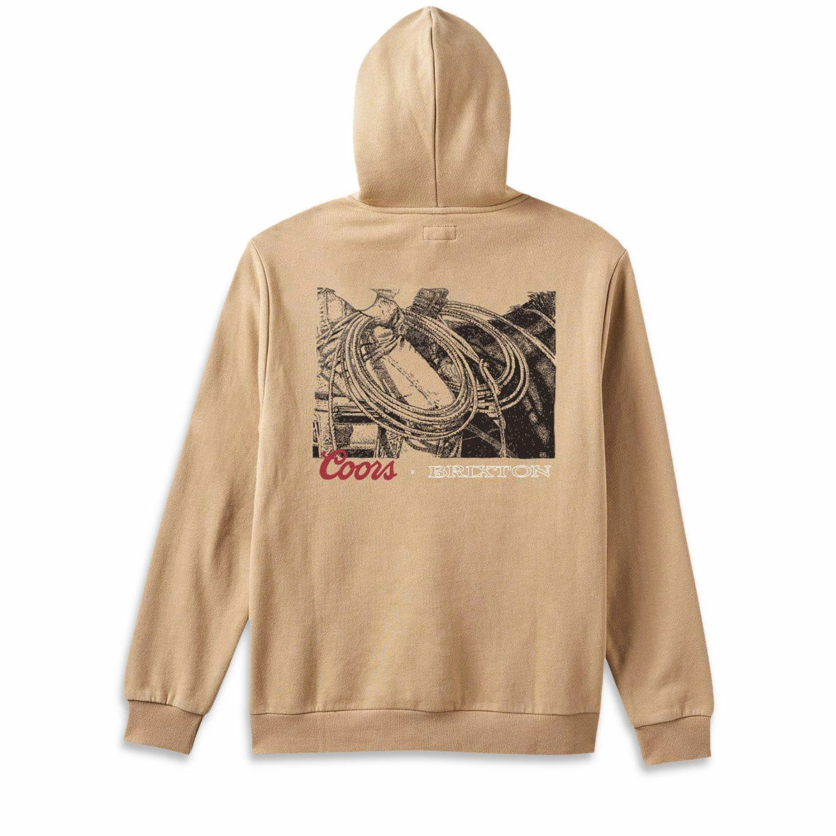 Cruise Ships Brixton x Coors Range Hoodie - Sand Workwear