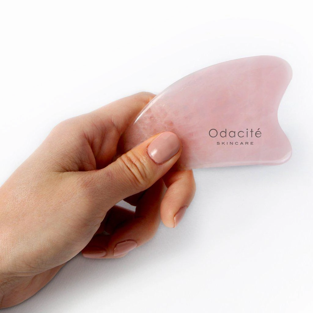 Crystal Contour Gua Sha Rose Quartz