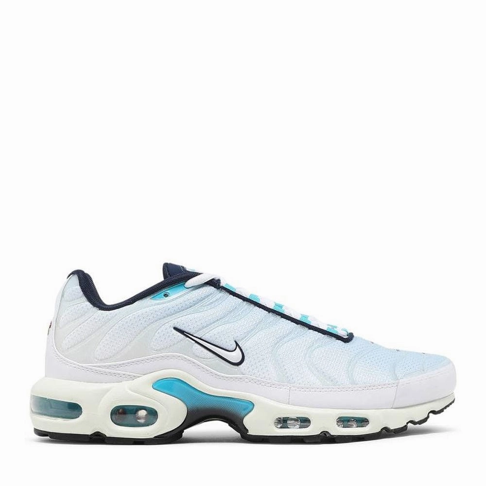 NIKE AIR MAX PLUS TN TUNED 1 CHILLOUT PSYCHIC BLUE Plush Fit Glam traction