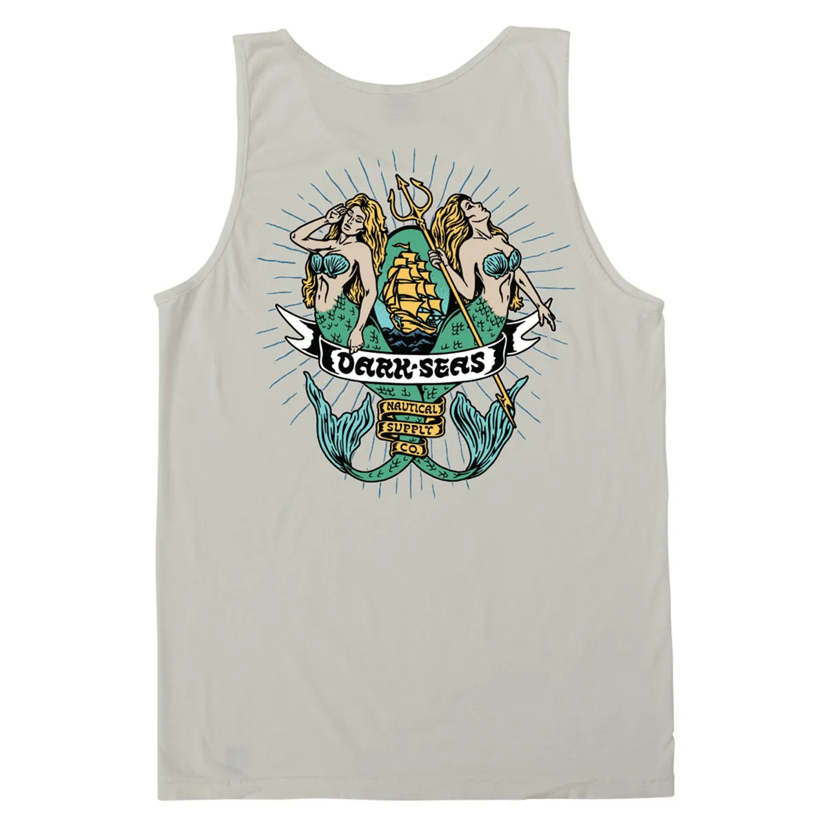 Dark Seas Sea Songs Tank Top - Antique White Budget-Friendly Snacks