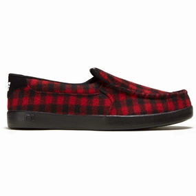 DC Villain 2 Shoes - Black/Red Plaid Pots Sports Cards