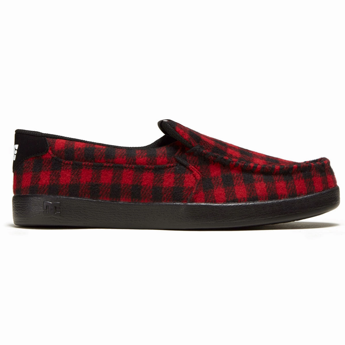 DC Villain 2 Shoes - Black/Red Plaid Pots Sports Cards