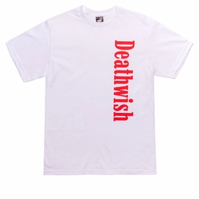 Deathwish Country T-Shirt - White Swim Gear Trendy Clothing