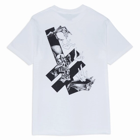 Deathwish Trapped T-Shirt - White Razors Health Foods