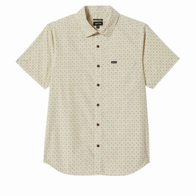 Decals Brixton Charter Print Shirt - Off White/Micro Floral Education