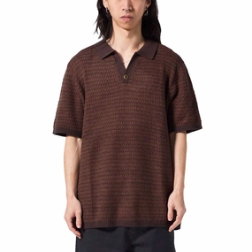 Decals Former AG Open Collar Polo Shirt - Copper Belts