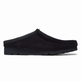 Decor Clarks Wallabee Slip Shoes - Black Suede Office Equipment