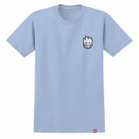 Decorations Spitfire Lil Bighead Fill T-Shirt - Powder Blue/White/Black Print Tape