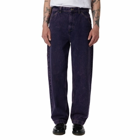 Deodorant Rassvet Acid Wash Carpenter Work Denim Woven Jeans - Purple Learning Toys