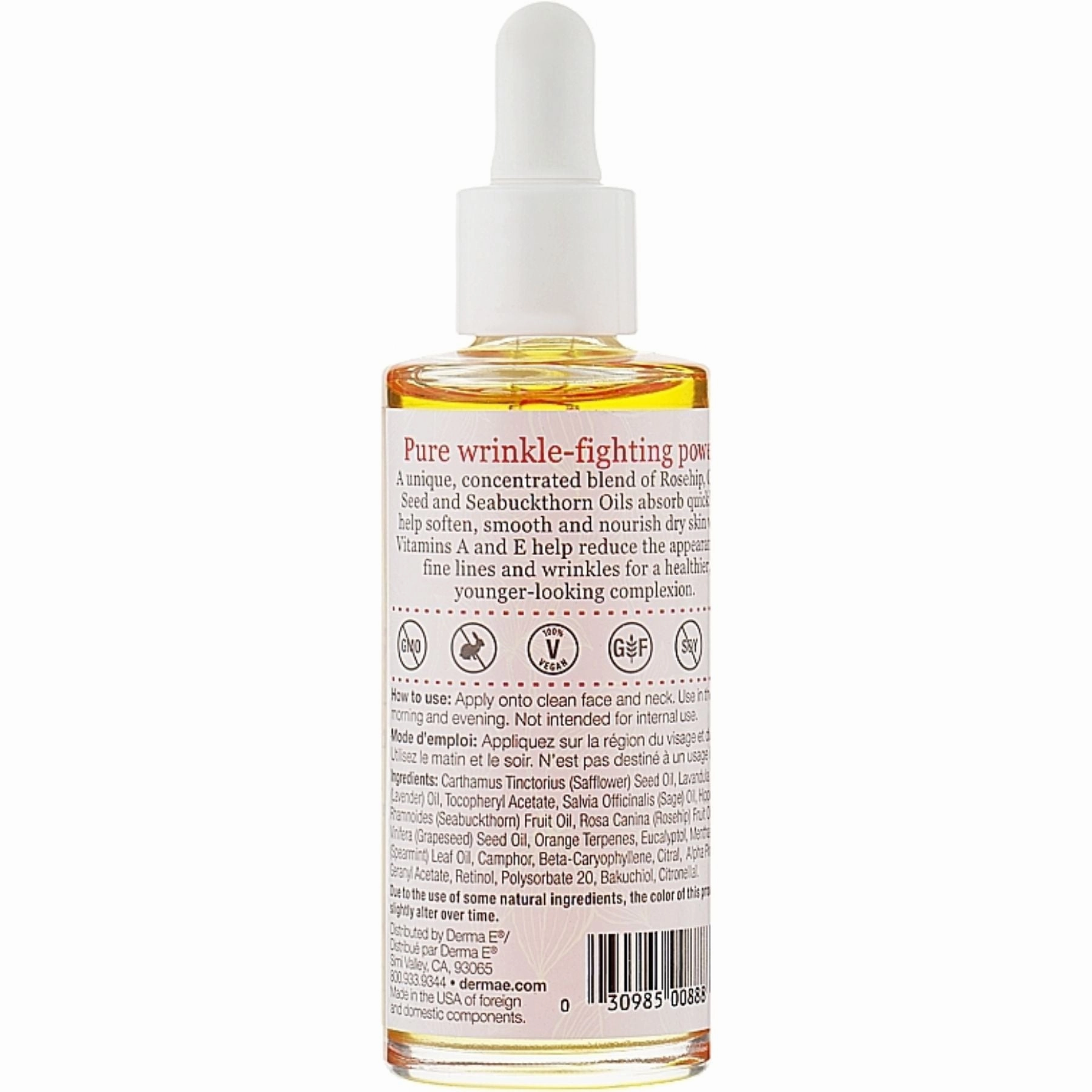 Derma E Anti-Wrinkle Treatment Oil 60mL