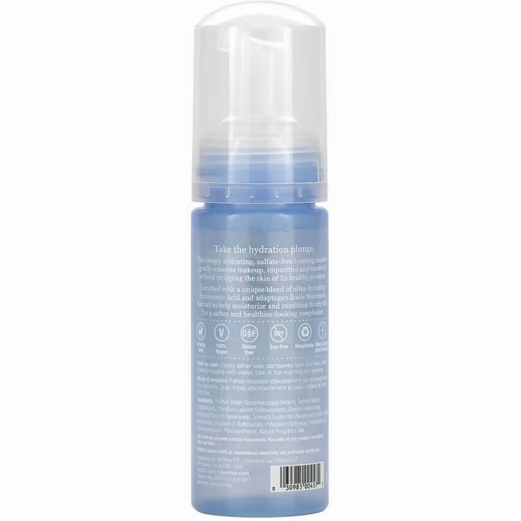 Derma E Hydrating Facial Alkaline Cloud Cleanser 157mL