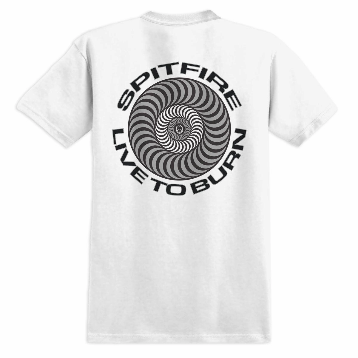 Design Software Spitfire Live To Burn Classic T-Shirt - White Labels