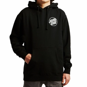 Designer Brands Santa Cruz Opus Dot Pullover Hoodie - Black/White Plants