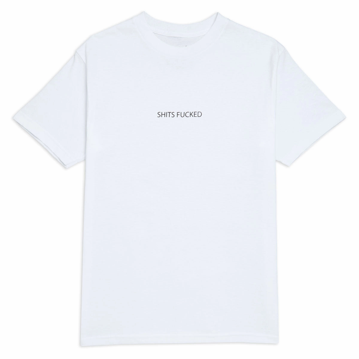 Designer Trash Shits Fucked T-Shirt - White Fitness Trackers Style Tips