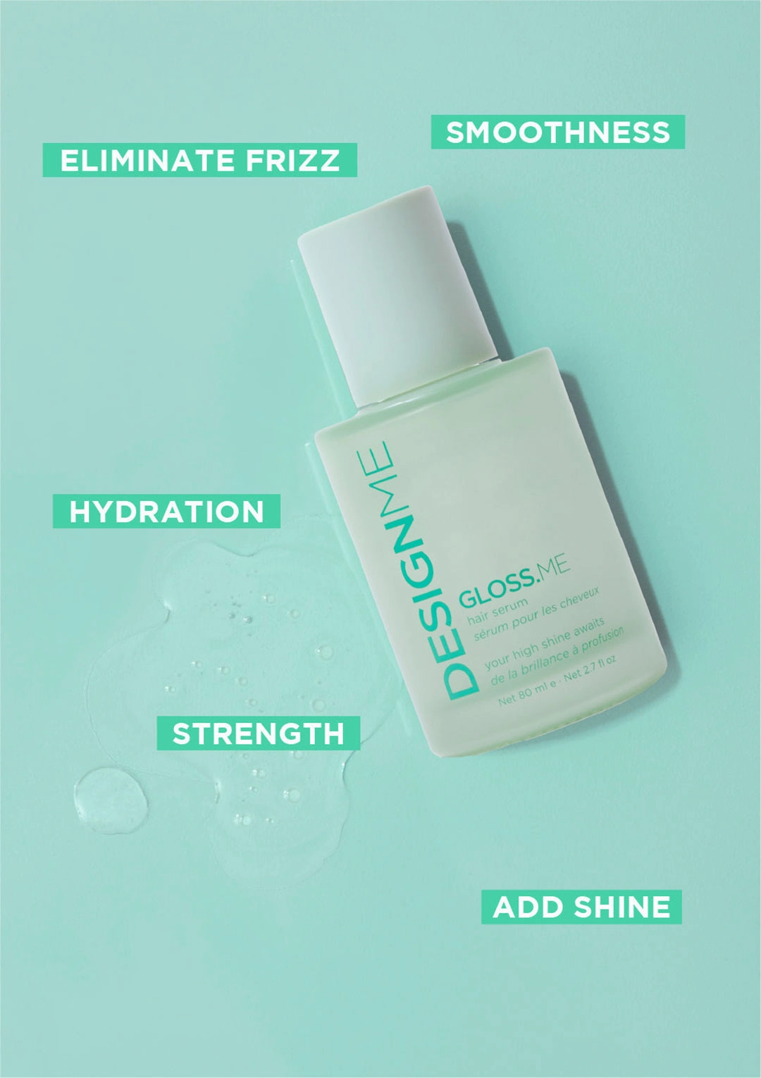 DesignMe Gloss.Me Hair Serum 80ml