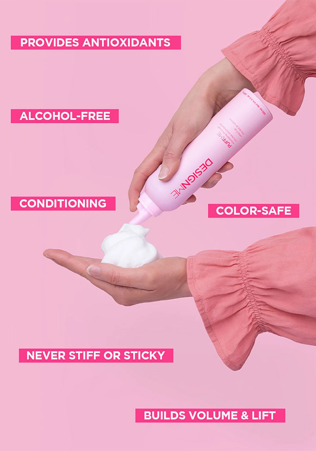 DesignMe Puff.Me Volumizing Mousse 250ml