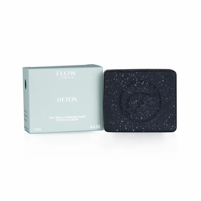 Detox Soap Bar, Tea Tree   Activated Charcoal, 120 g