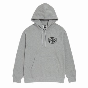 Deus Ex Machina Tokyo Address Hoodie - Grey Marle Video Editing Pet Clothes