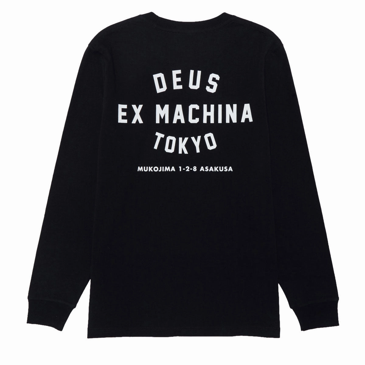 Deus Ex Machina Tokyo Long Sleeve T-Shirt - Black Shampoo Maximalist Fashion