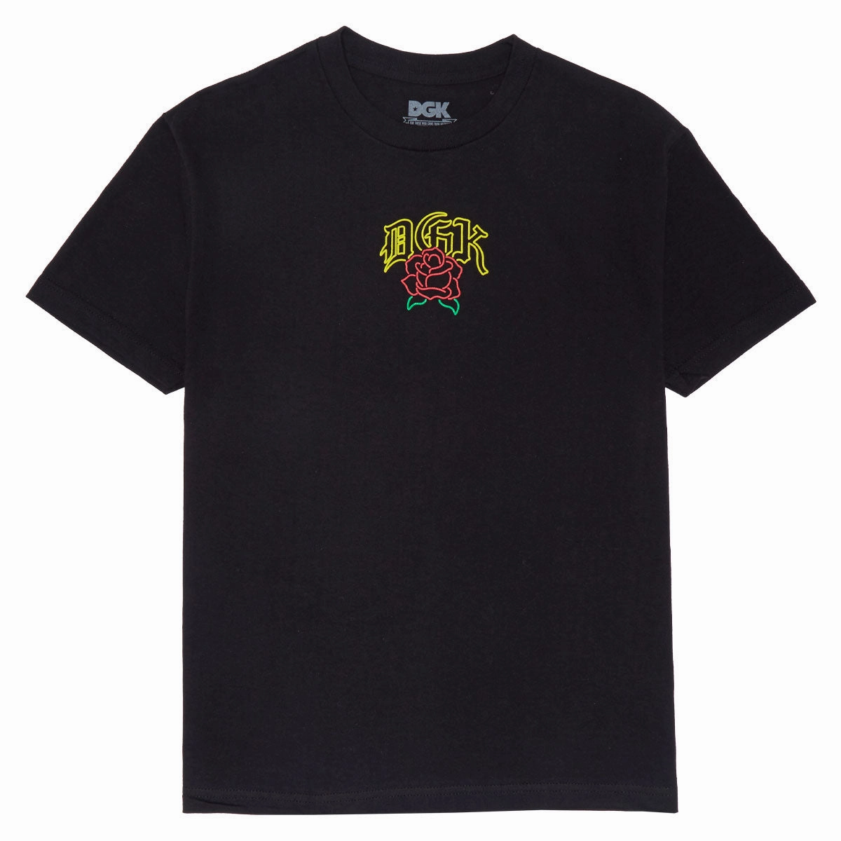 DGK Deus T-Shirt - Black Motorcycle Gear Envelopes