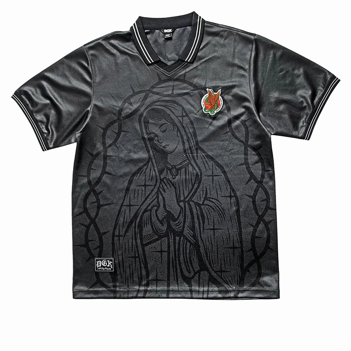 DGK F.C Soccer Jersey - Black Size-Inclusive Designer Brands