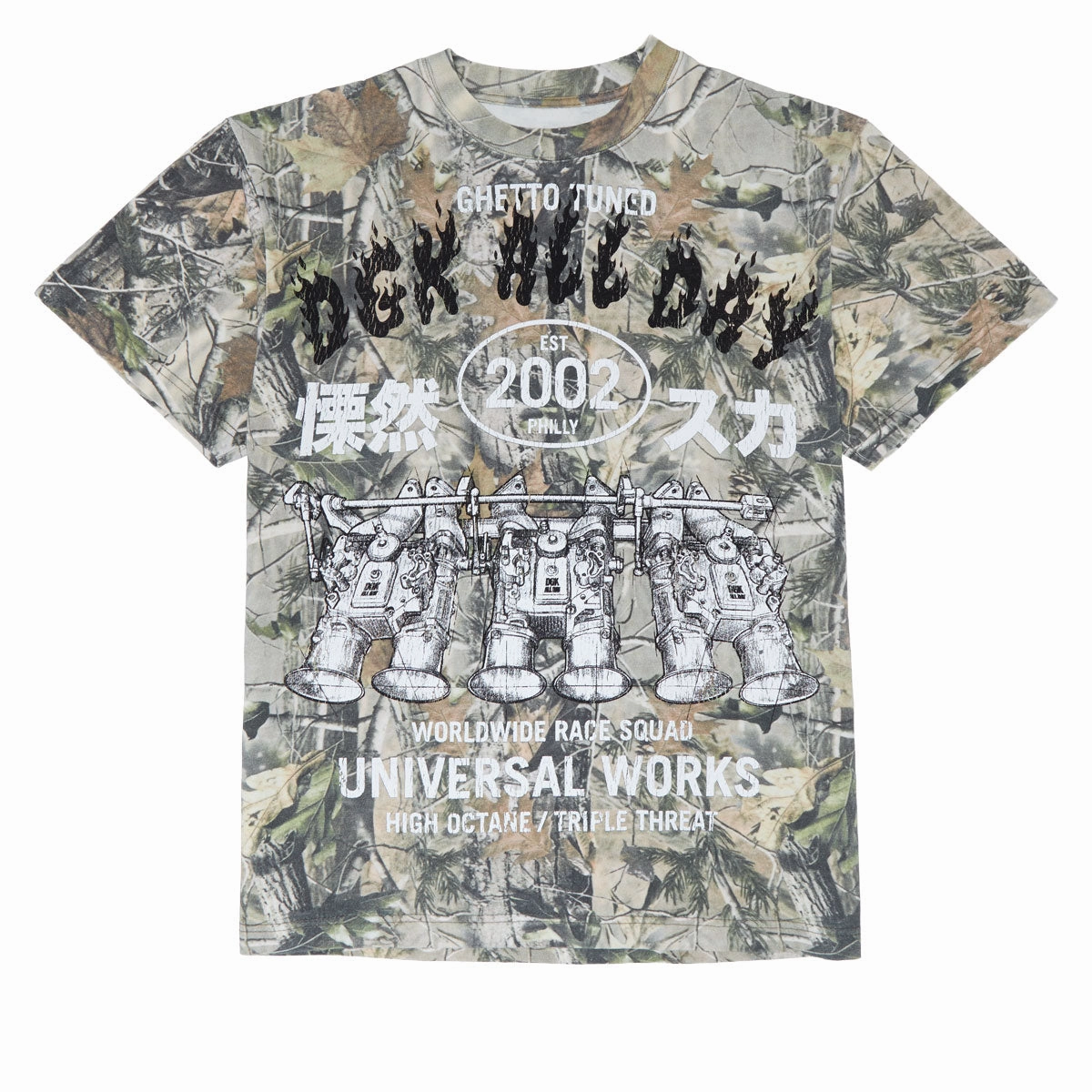 DGK Hakosuka T-Shirt - Tree Camo Toys Motorcycle Gear
