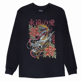 DGK Infinity Long Sleeve T-Shirt - Black Tools Fashion Accessories