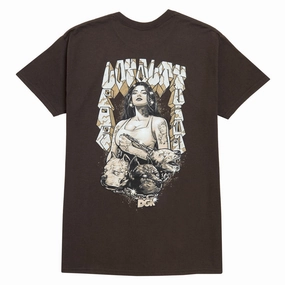 DGK Loyalty T-Shirt - Dark Chocolate Cleaning Services Decorations