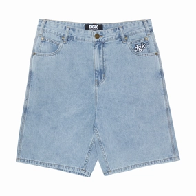 DGK Nozzle Denim Shorts - Washed Indigo Uniforms Casual Wear