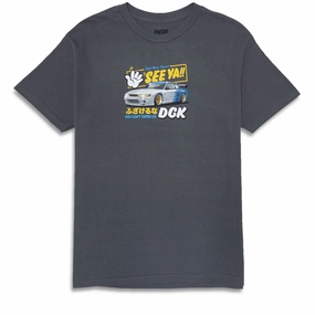 DGK See Ya T-Shirt - Charcoal Laundry Detergent Scissors