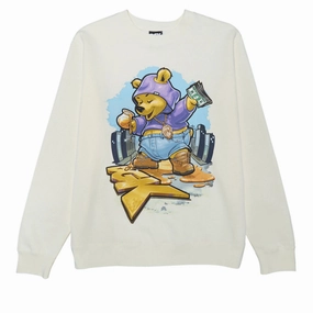DGK Sugar Bear Sweatshirt - Bone Size-Inclusive Wigs