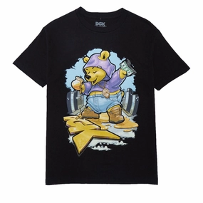 DGK Sugar Bear T-Shirt - Black Streetwear Computers