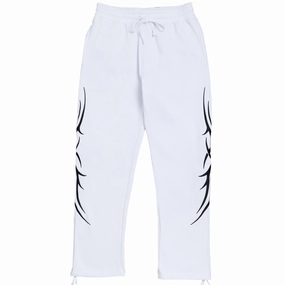 DGK Varrio Fleece Pants - White Razors Size-Inclusive