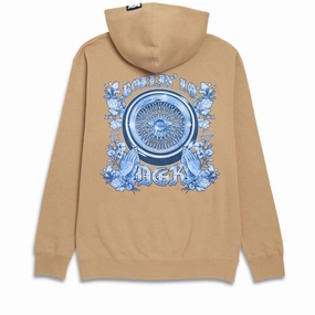 DGK Wired Hoodie - Sandstone Newspapers Batteries