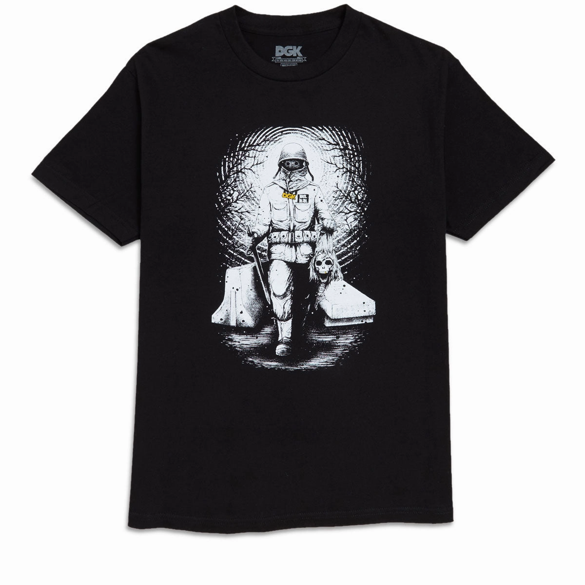 DGK x Baku T-Shirt - Black Children's Shoes Maps