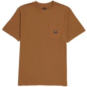 Dickies Heavyweight Pocket T-Shirt - Brown Duck Travel Guides Decorations