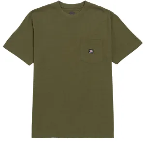 Dickies Heavyweight Pocket T-Shirt - Dark Olive Fitness Trackers Copiers