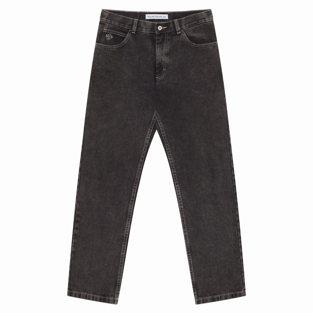 Diet & Nutrition Polar 89! Denim Jeans - Silver Black Handmade