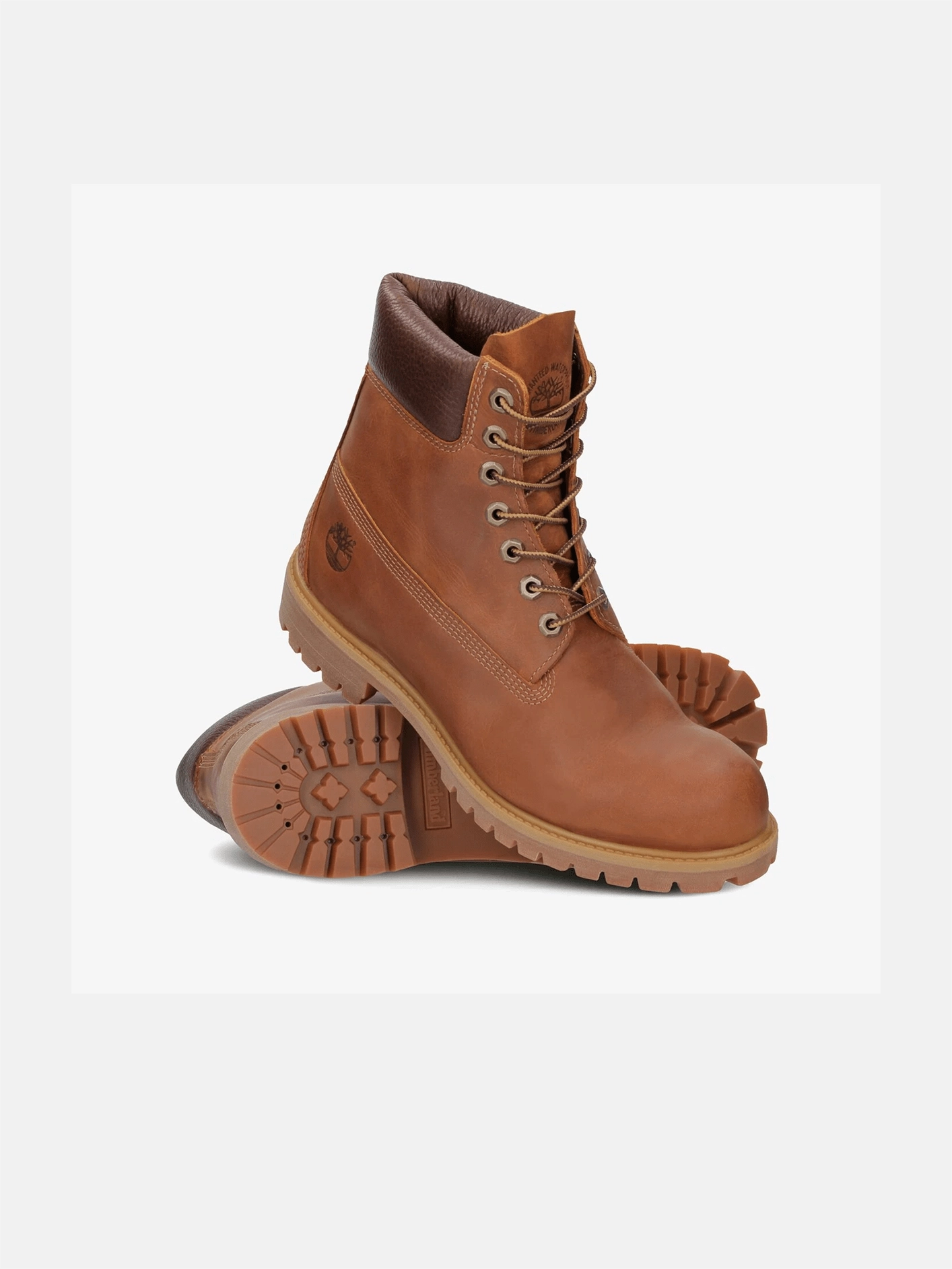 Distressed Ready Timberland Premium 6" Waterproof Boots "Brown"