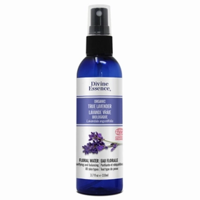 Divine Essence Organic True Lavender Floral Water 110ml